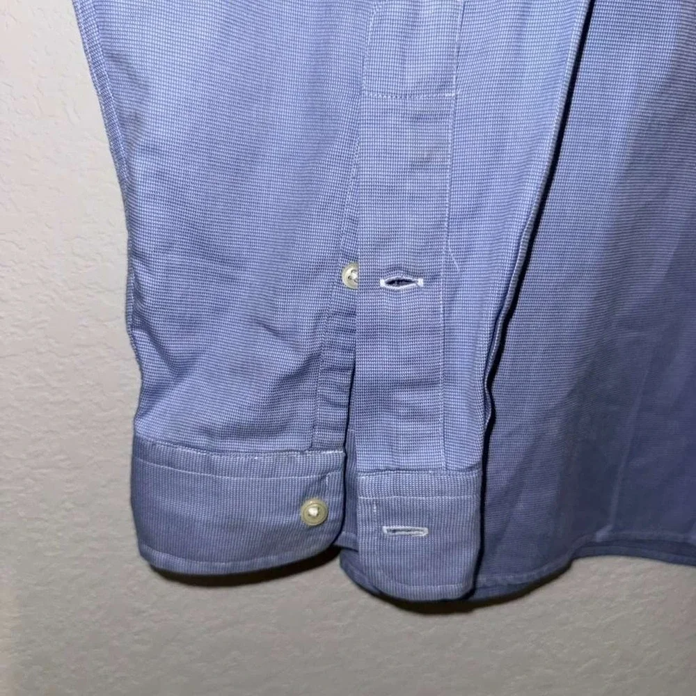 Ralph Lauren Men's Size 17.5/44 Polo Dress Shirt Button Up Blue Pony Work Office - Picture 8 of 13